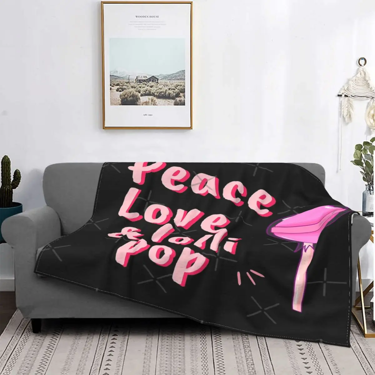 

Manta de muselina a cuadros para cama, colcha de amor y Piruleta de La Paz, cubrecamas para cama