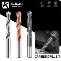 kakarot tungsten carbide drill bit 1 0 10 0mm hrc455560 twist drill bit for stainless steel tool lathe cnc metalworking bites