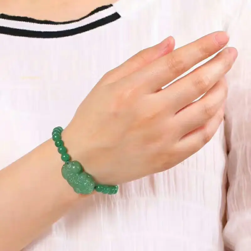 Браслет из натуральных искусственных бусин 8-14 мм браслет храбрых войск Китая