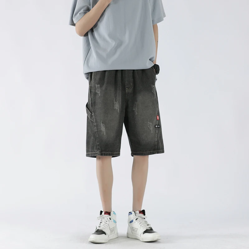 

baggy jeans Men's Classic Blue Black Slim-fit Jeans Business Cotton Elastic Regular Fit Denim Pants Male Brand Trousers