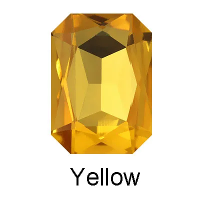 Yellow Hair Jewelry 1 шт. модные красные заколки для волос розовое золото, розовый квадратный кристалл заколки для волос черный горный хрусталь заколка для волос для женщин Девушка аксессуары для волос - Окраска металла: Yellow Hair Jewelry
