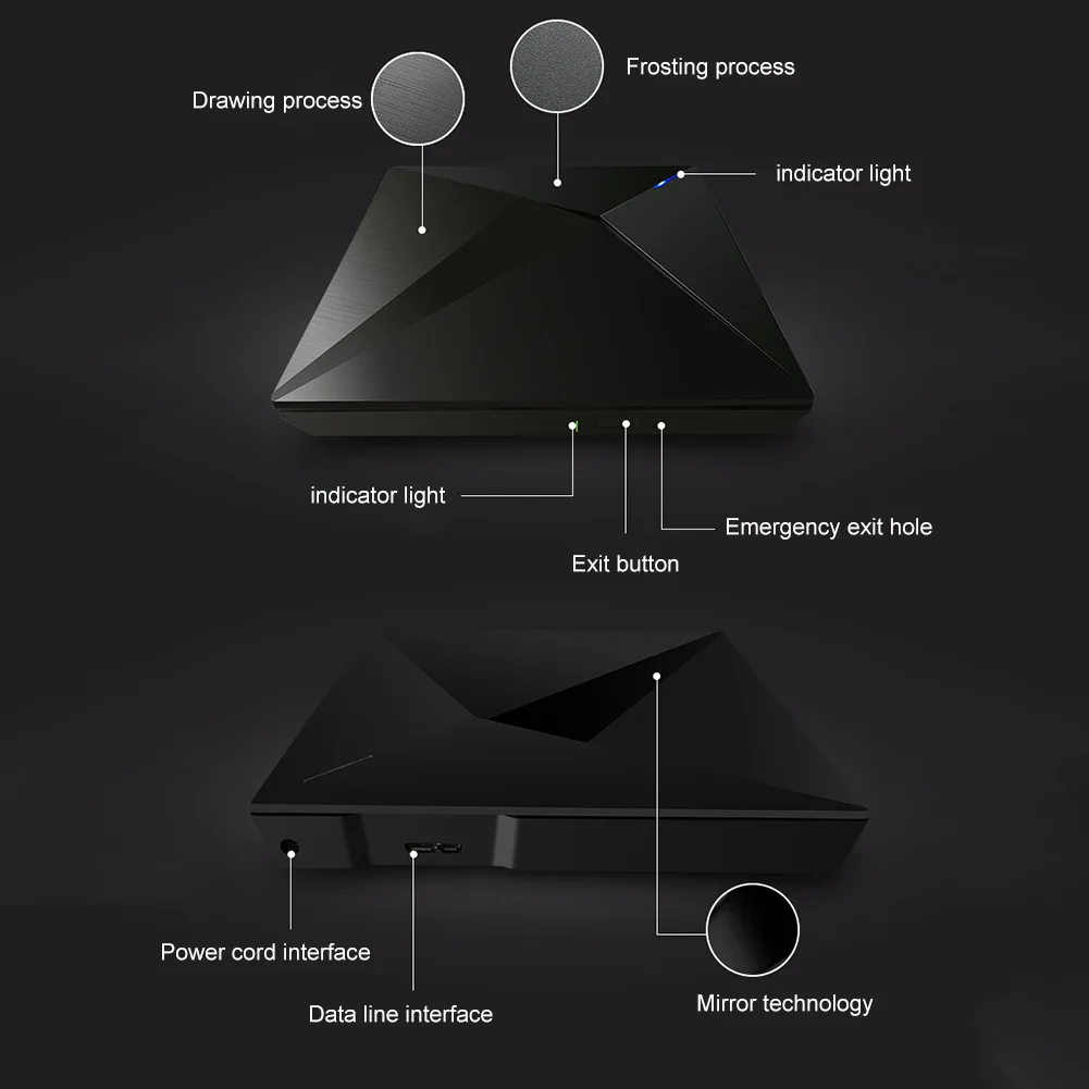 

External CD DVD Drive USB 3.0 Type-C Portable Burners Writer Drive Burner Reader Player Optical Drives For Laptop PC