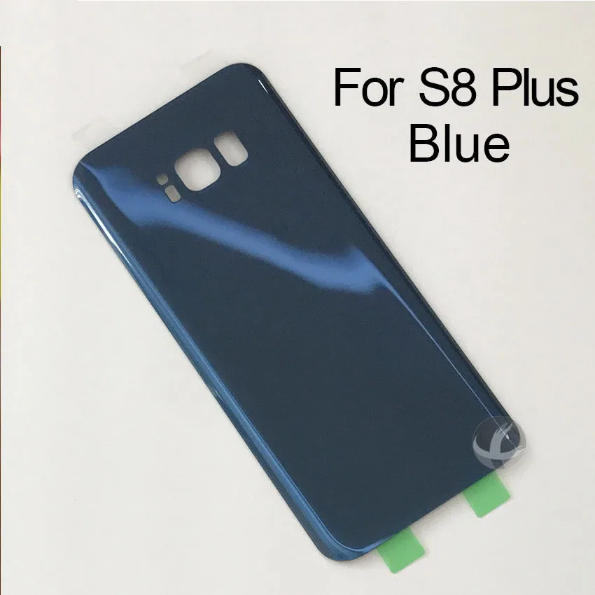 Задний стеклянный корпус+ клей для samsung Galaxy S8 Plus задняя панель Крышка батарейного отсека с логотипом