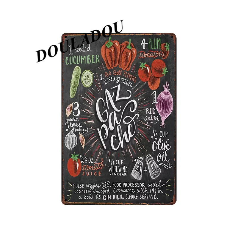 [Douladou] продавец фермы кукуруза Декор винтажный металлический жестяной знак ретро