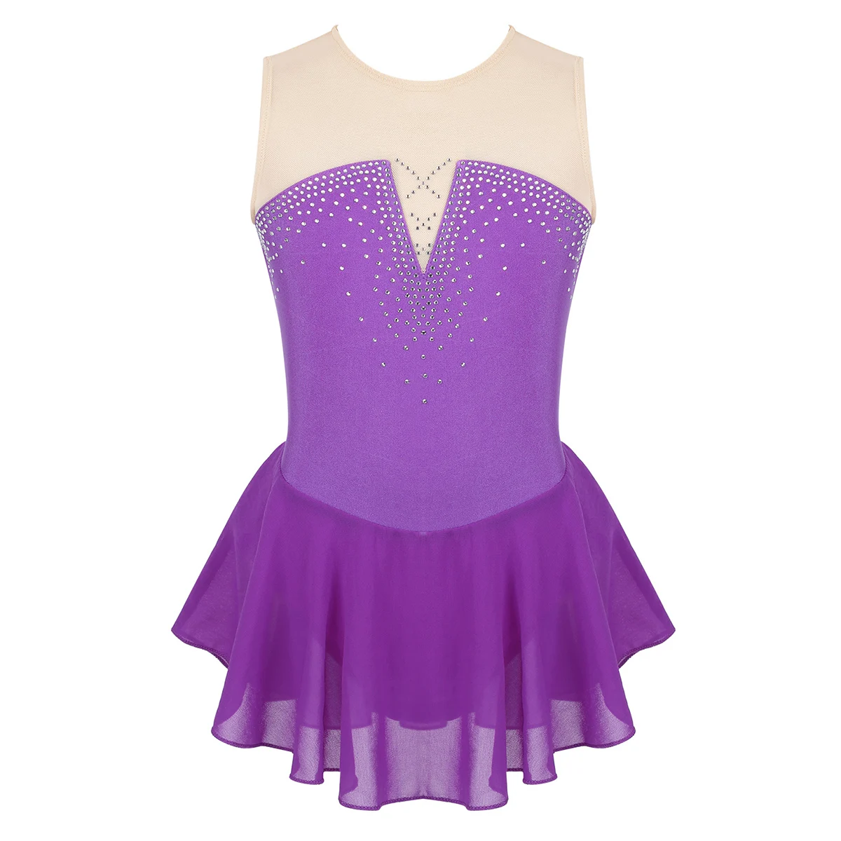 Kids Girls Gymnastics Swimsuit for Dancing Ballet Leotard Costume Sparkly Ballerina Tutu Dance Dress Ice Skating Ballet Clothes