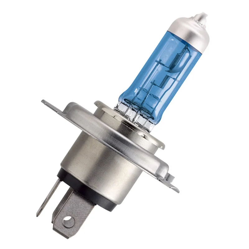 Philips H4 9003 12V 60/55W P43t Crystal Vision 4300K яркий белый галогенный светильник Hi/lo луч для автомобиля головной светильник 12342 CVSM, пара