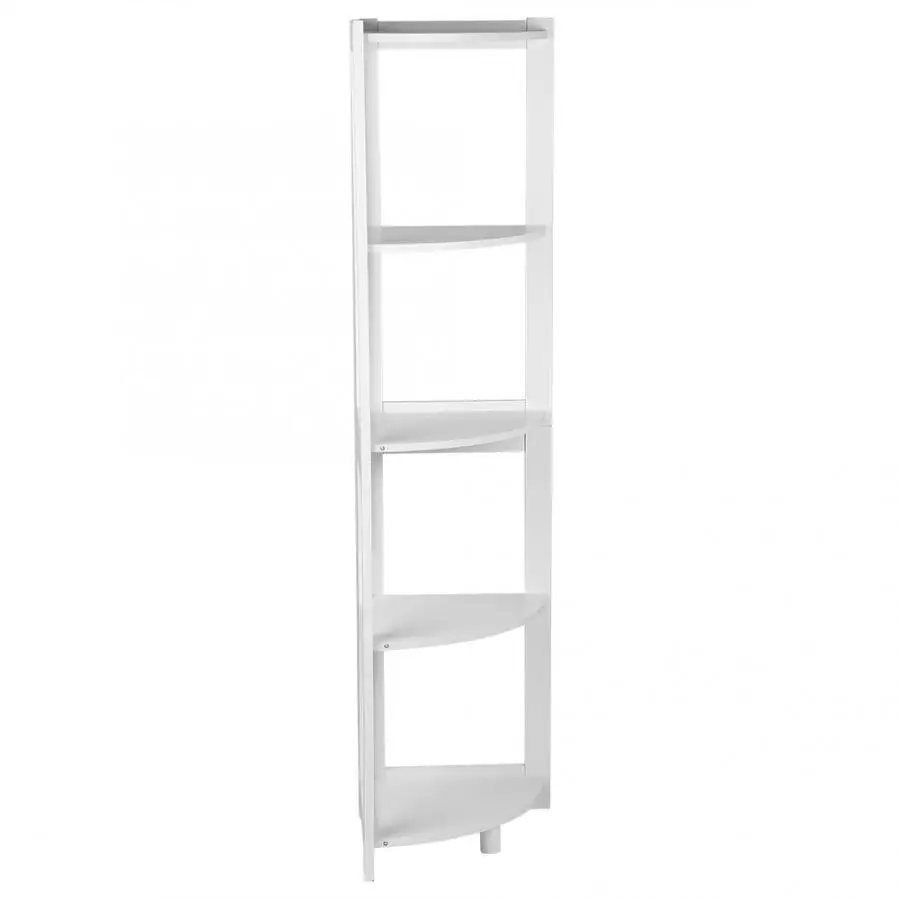 5 уровневая угловая домашняя полка для хранения книг компакт дисков вазы