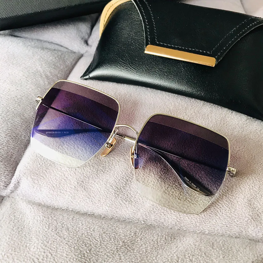 Navy blue Классические ретро Квадратные Солнцезащитные очки для женщин/мужчин винтажные градиентные солнцезащитные очки Женские Мужские Роскошные брендовые дизайнерские очки UV400 - Цвет линз: Navy blue