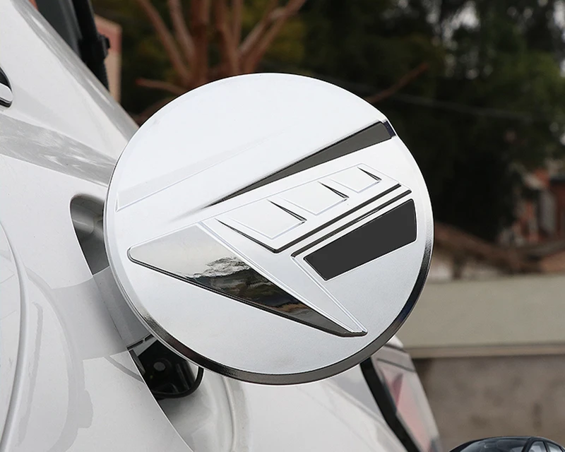 

For Hyundai Elantra CN7 2020 2021 Fuel Tank Cover Gas Oil Box Cap Panel Moulidng Ring Chrome Car Styling Accessories