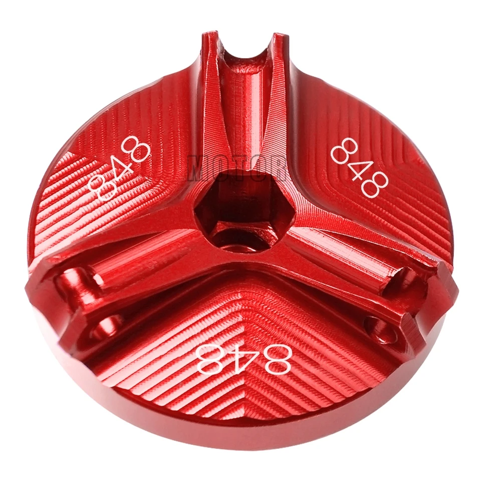 Для Ducati 848/EVO 2007-2013 2008 2009 2010 2011 CNC M20 * 2.5 масляный стакан двигателя мотоцикла