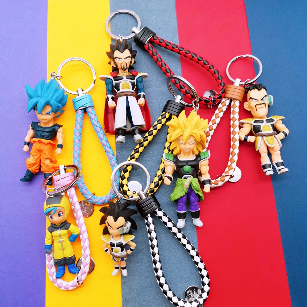 Брелок DBZ Super Saiyan Goku Vegeta Gohan Majin Boo фигурка костюма из аниме Драконий жемчуг Z брелок