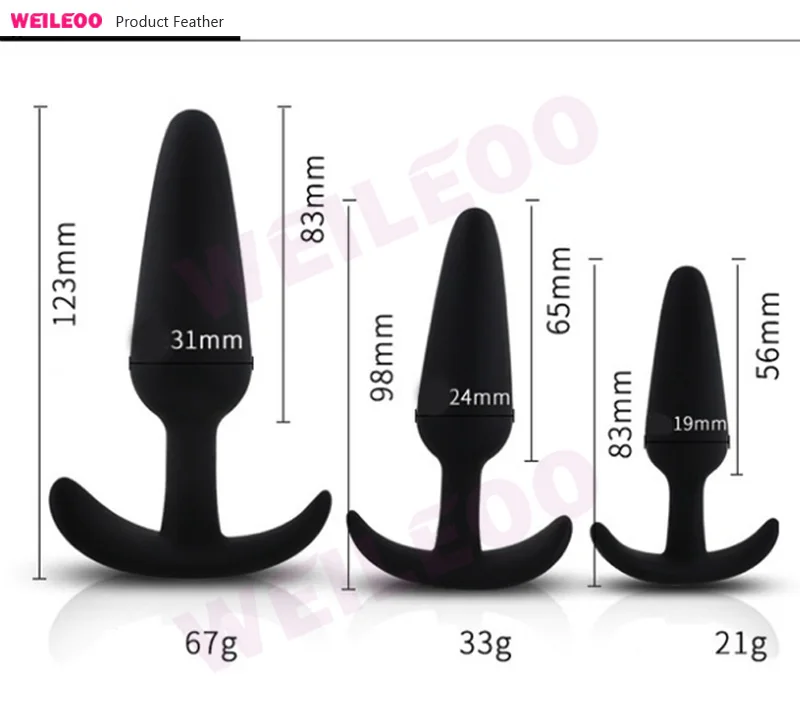 Силиконовая Анальная пробка для мужчин интимные игрушки |