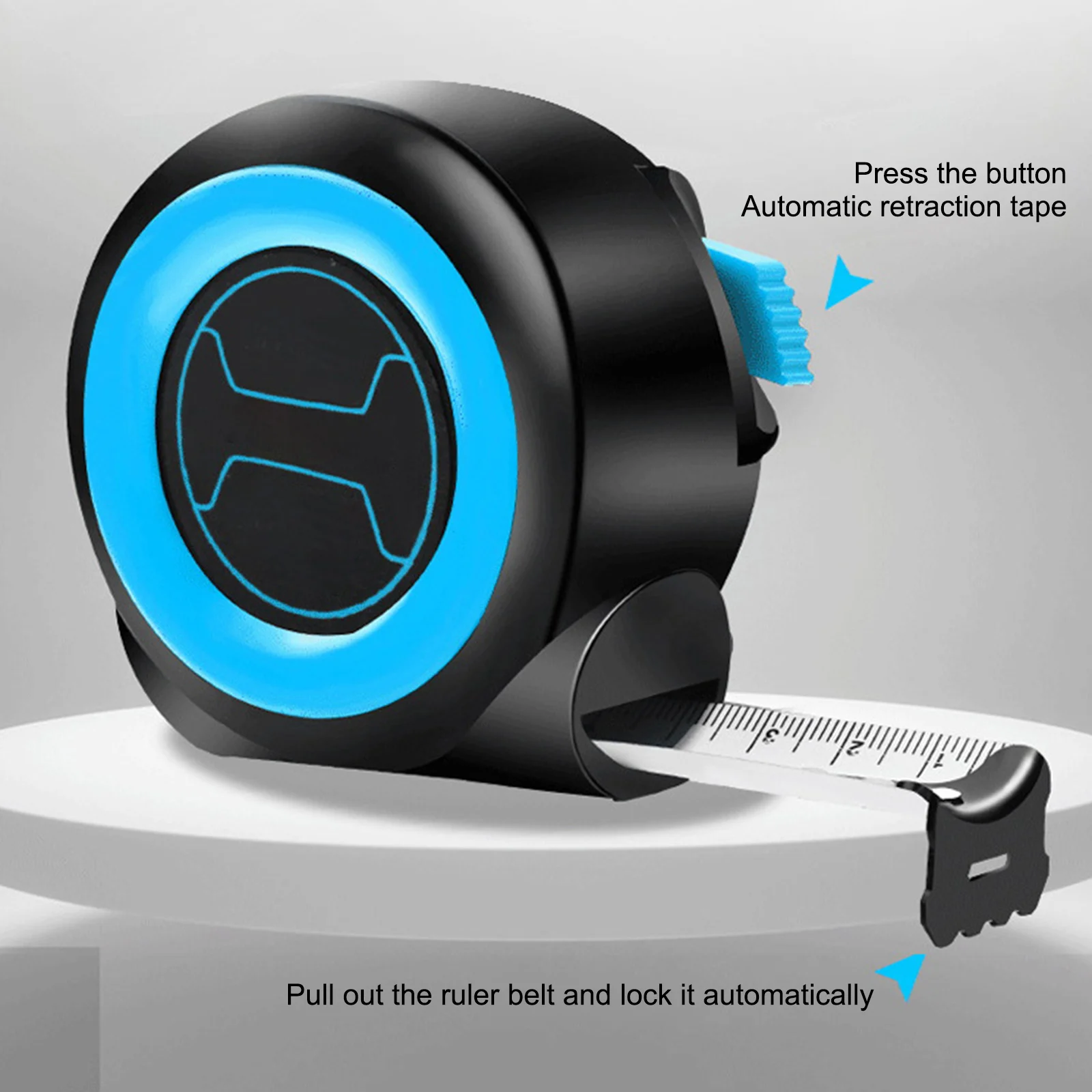 

3/5m Self-locking Tape Measure Ruler High-precision Thickening Upgrade Self-locking Bakelite Tape Measure