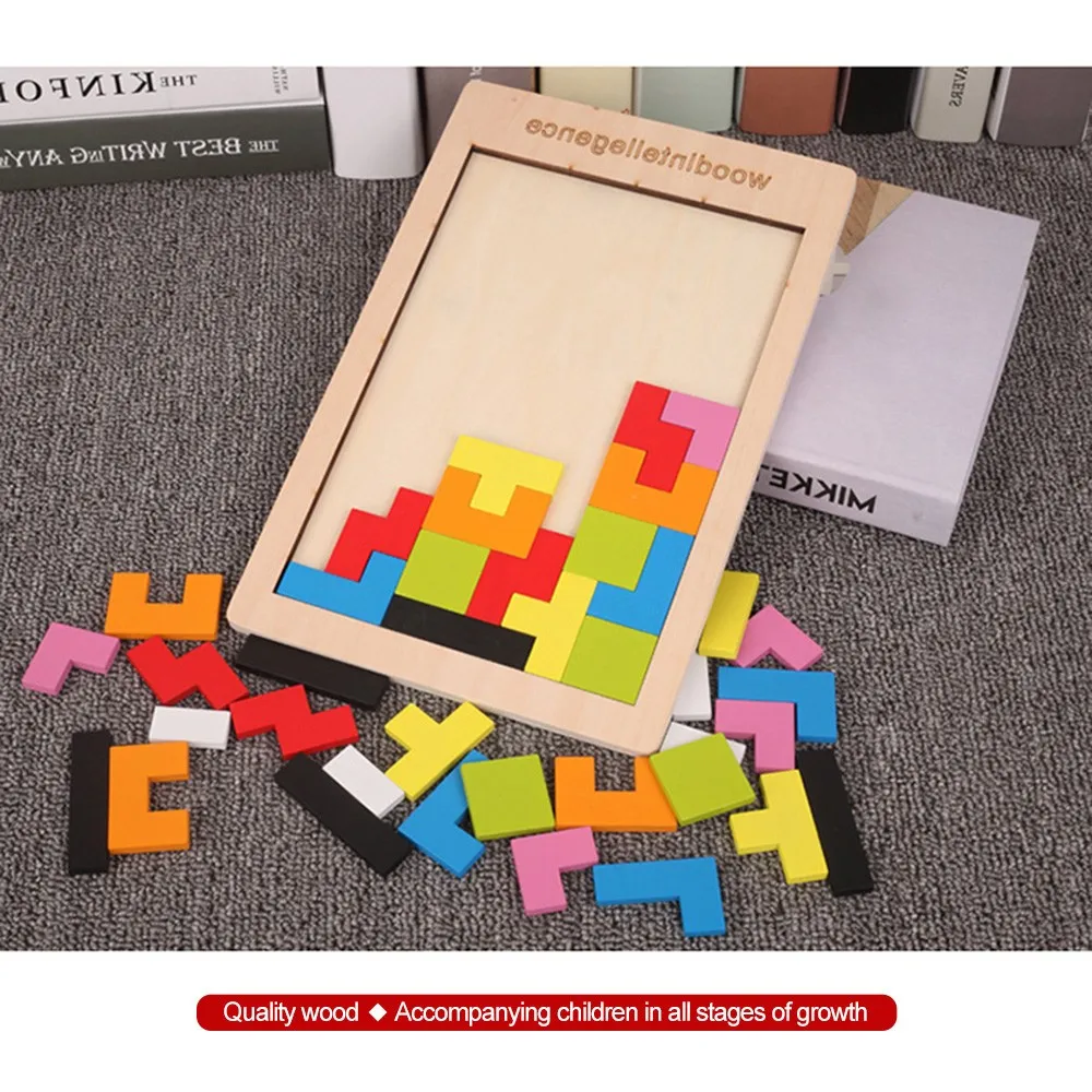 Деревянные пазлы игрушки для детей высокое качество деревянные развивающие