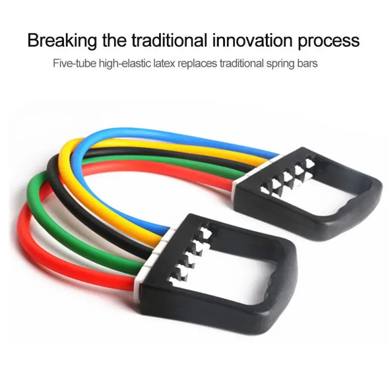 

11 Pcs Resistance Bands Set Training Exercise Yoga Tubes Pull Rope Equipment Pilates Yoga Fitness Elastic Bands With Bag