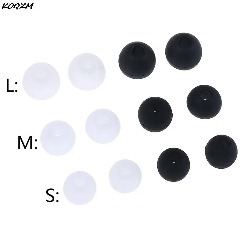 6 пар/2 *(S + M L) Универсальные наушники-вкладыши из силиконовой резины | Электроника