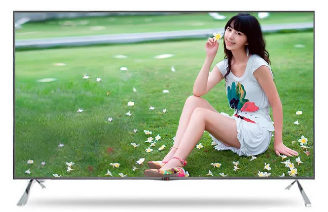 Android Телевизор тонкий плоский 65 70 75 85 дюймов Китай Смарт ЖК светодиодный