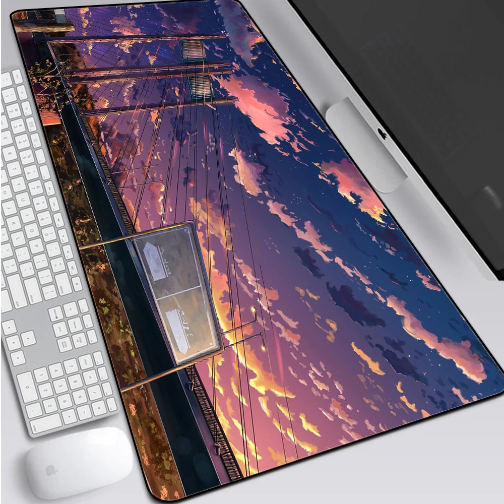 

Sunset View Mouse Pad Xxl Game Accessories PC Gamer 700x300 Notebook Gamer Protection Pad Table Mat Mini Pc MousePad