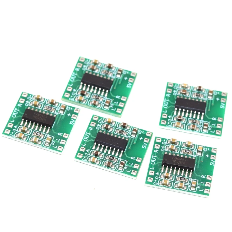 Модуль усилителя мощности PAM8403 мини плата цифрового 2*3 Вт класс D 2 5 ~ В аудио