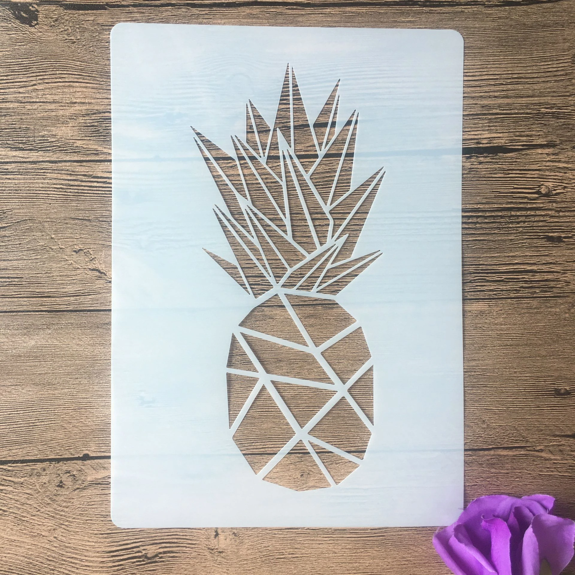 

A4 29 * 21cm pineapple Mandala DIY Stencils Wall Painting Scrapbook Coloring Embossing Album Decorative Paper Card Template