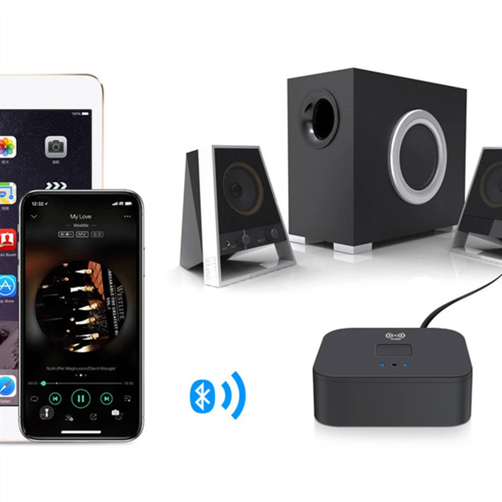 Приемник tebe NFC Bluetooth 5 0 RCA 3 мм AUX разъем HIFI CD без потери качества звука беспроводной