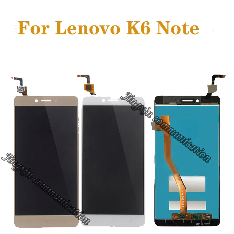 5 дюймовый 100% тест для Lenovo K6 Note Полный ЖК-дисплей дигитайзер сенсорный экран