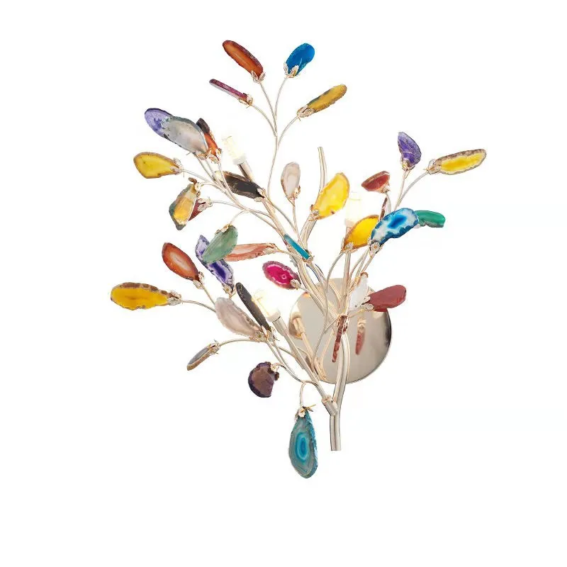 Агатовая Свадебная пурпурная люстра светодиодный светильник Рубиновая лампа