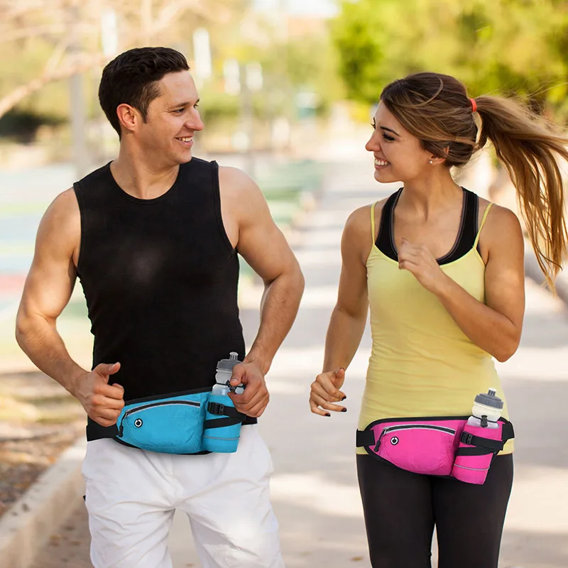 

Water Bottle Waist Pouch Running Bag Waist Belt Pack Outdoor Marathon Gym Sport Fitness Water Bottle Pouch Cycling Phone Pocket
