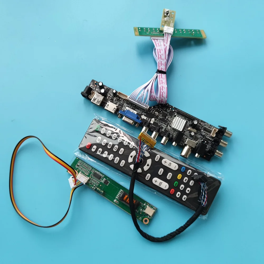 

For B150XG01 V.7 1024X768 panel 1driver lamps Control ler Board TV VGA USB AV RF LCD DVB-T2 HDMI-compatible DVB-T DVB-C 30pin