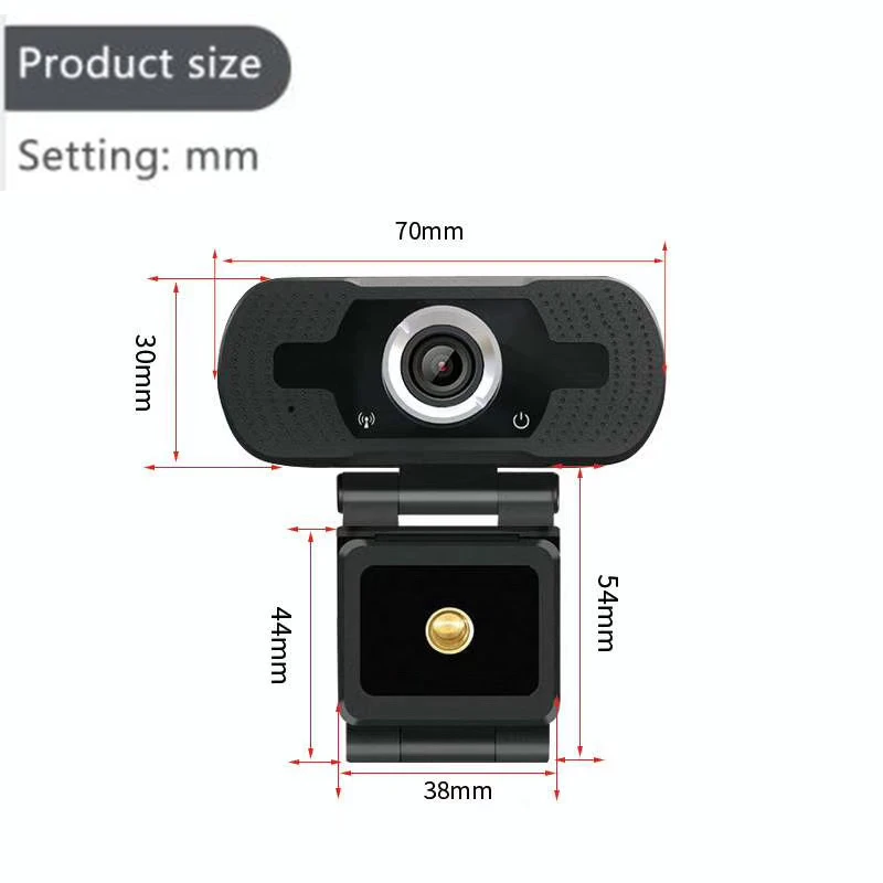 1080P Web Camera USB Live Webcam Built-in Microphone Video for PC Laptop Streaming Recording | Электроника