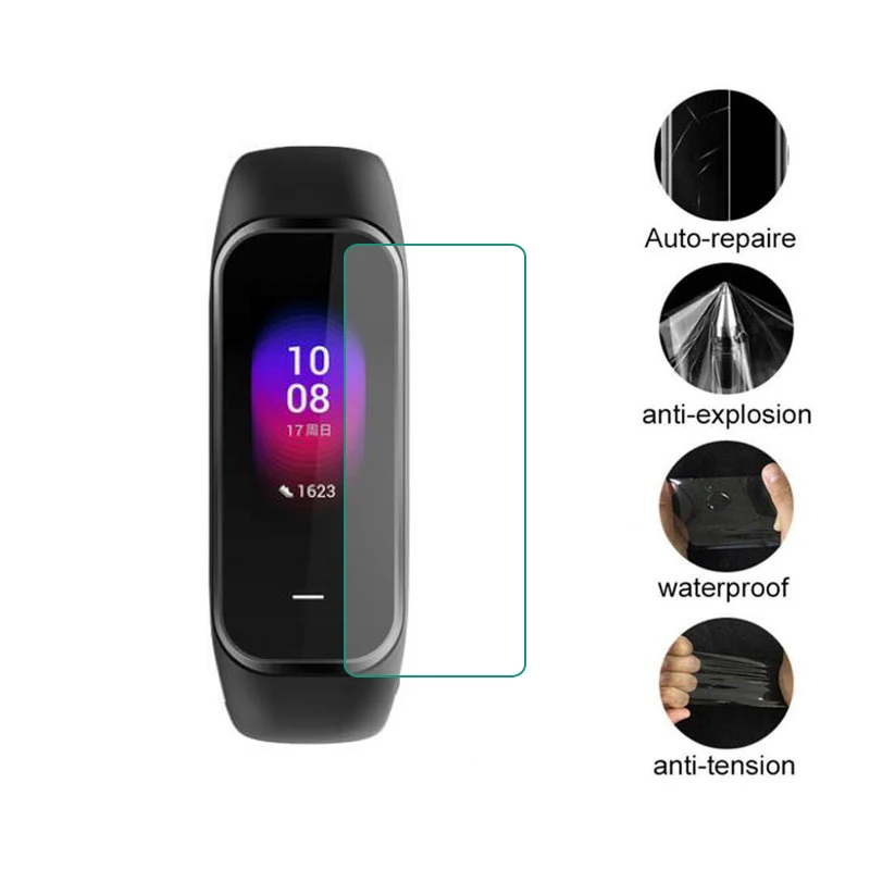 3 шт. прозрачная защитная пленка для браслета Xiaomi Hey + 1S NFC Smart band