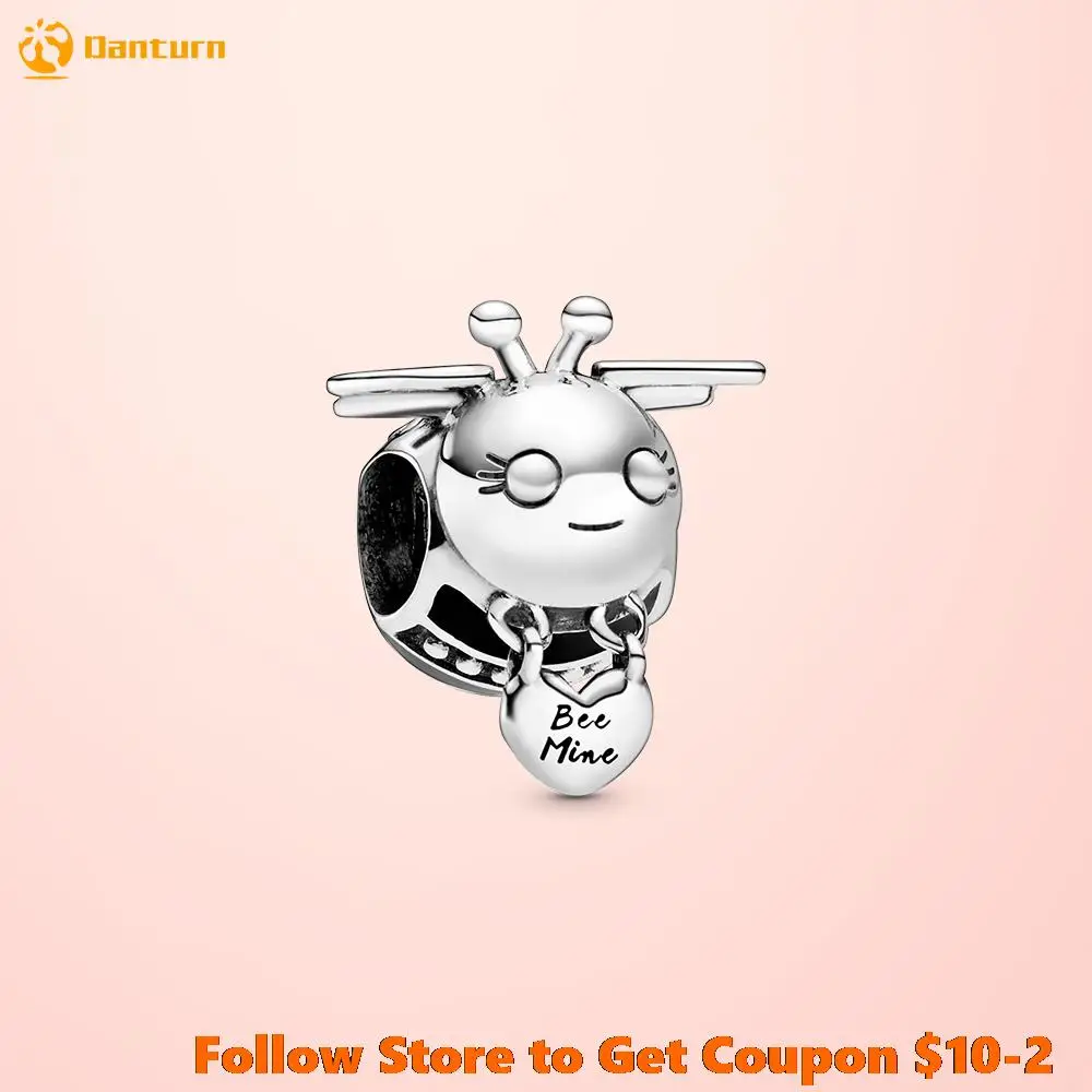 Новое поступление 2020 s925 Стерлинговое Серебро бусы пчела шахта амулеты подходят к