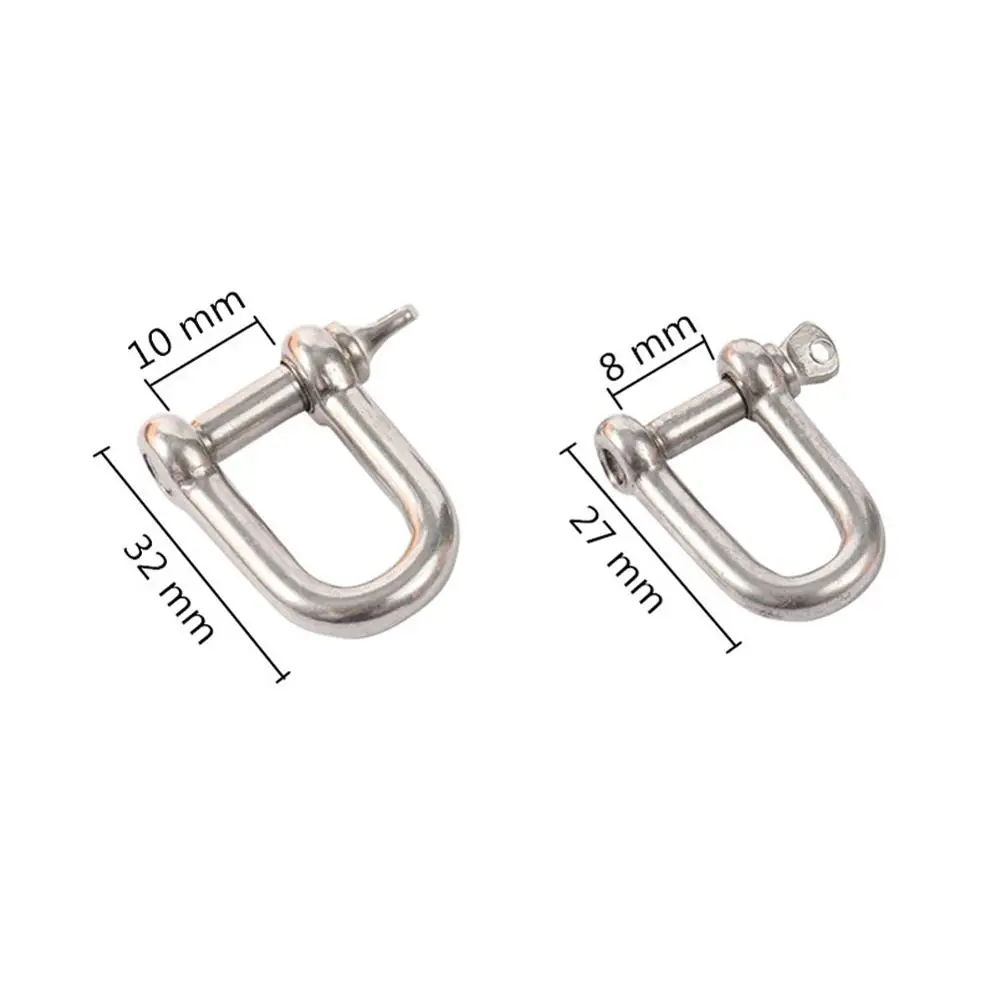 Металлическая Съемная Летающая веревка для птиц u-образная Подкова с пряжками