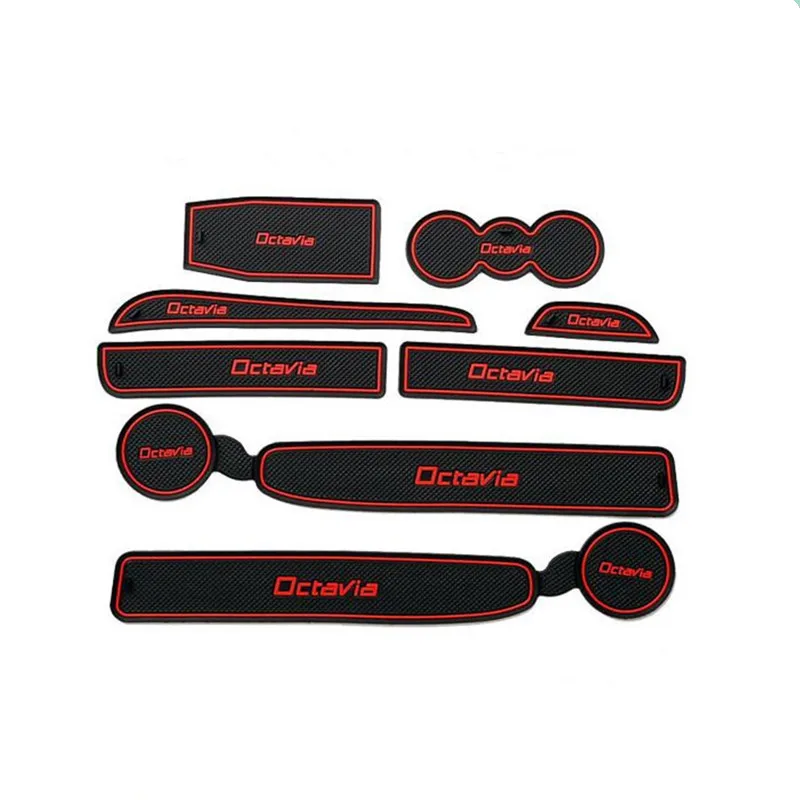 Противоскользящий коврик для автомобиля нескользящий дверных ворот Skoda octavia A5 2009