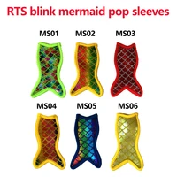 1050pcs new shiny mermaid popsicle set neoprene popsicle holders bag pop ice sleeves freezer pop holders