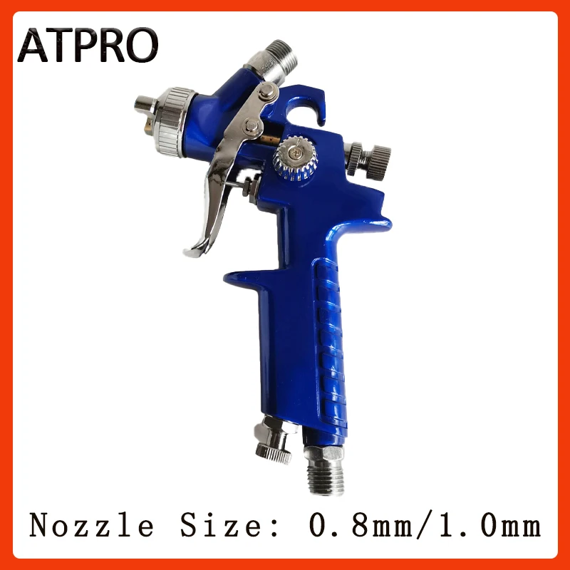 Аэрограф HVLP 0 8/1 мм набор для аэрозольного распыления краски инструмент с