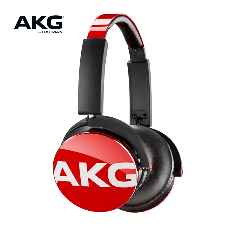 Оригинальная Складная Проводная гарнитура AKG Y50 с закрытой головкой съемный