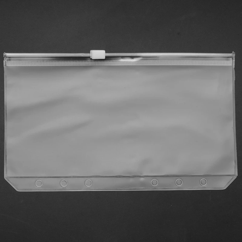 

A6 PU Binder Sleeve with 12 Pcs A6 Binder Bag 6 Buckle Cash Budget