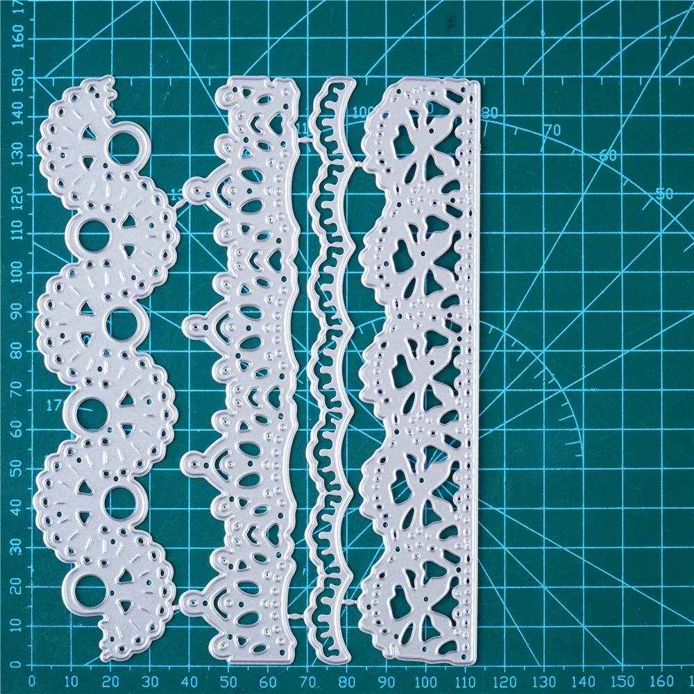 

Hot Lace Flower Circle Edge Border Metal Cutting Dies Stencils For DIY Scrapbooking Decorative Crafts Embossing Paper Cards New
