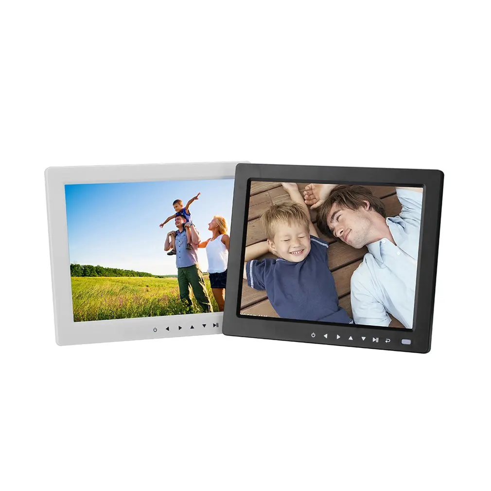 10 ''HD TFT LCD Цифровая фотография фото слайд шоу альбом рамка будильник