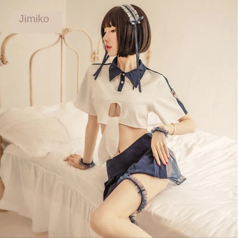 Новый эротический костюм для ролевых игр сексуальная Студенческая форма