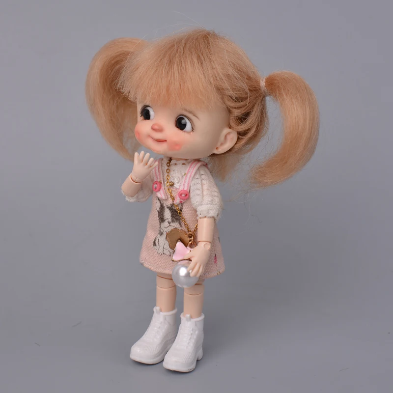 Новое поступление 1 шт. милые волосы для шарнирных кукол парики из 1/8 мохера с 2