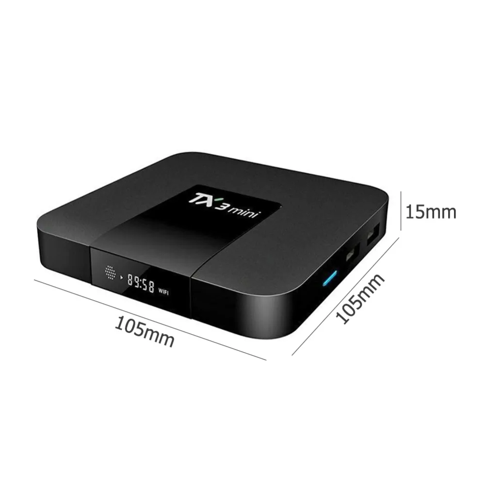 Новинка Tanix TX3 mini 2 ГБ+ 16 ГБ 1 Гб+ 8 Гб Android 7,1 Smart tv BOX S905W четырехъядерный WiFi 4K HDMI2.0 телеприставка Поддержка 32 Гб TF карта