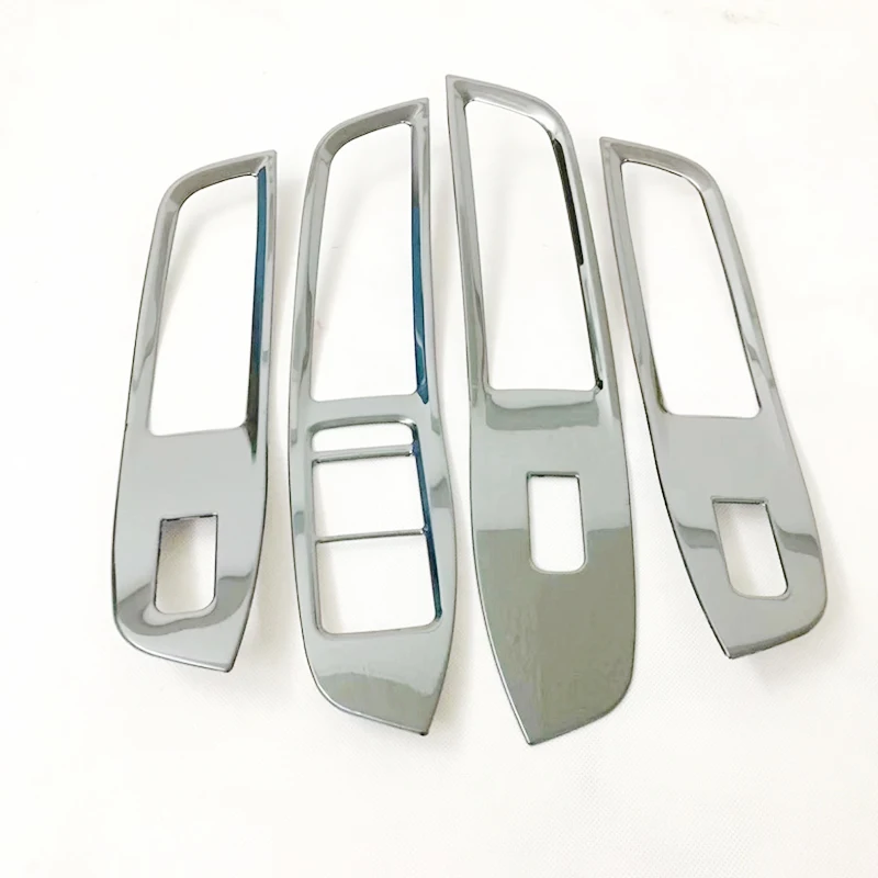 

Stainless steel For MG ZS 2018 accessories Car Styling Car Door Window glass Lift Control Switch Panel Cover Trim sticker