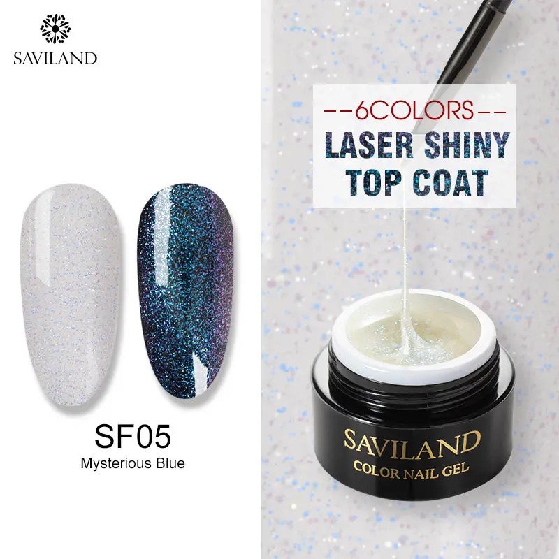 6ml SF05 Saviland 30 мл УФ быстросохнущее резиновое Базовое покрытие верхнее покрытие лак стойкий не Чистый Блестящий гель лак для ногтей праймер для дизайна ногтей - Цвет: 6ml SF05