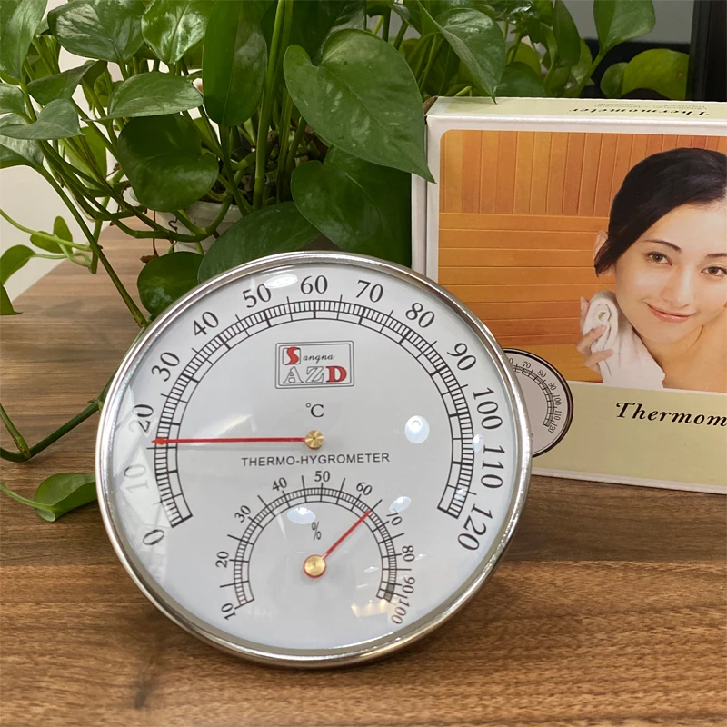 1 Pcs Haushalts Feuchtigkeit Temperatur Meter Gauge Wand Montiert Temperatur Feuchtigkeit Meter Thermometer Hygrometer Für Sauna Zimmer