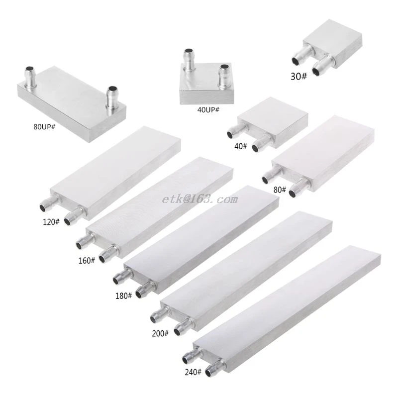 

Блок водяного охлаждения из алюминиевого сплава, радиатор, система теплоотвода для ПК, ноутбука, ЦП, аксессуары для охлаждения жидкости