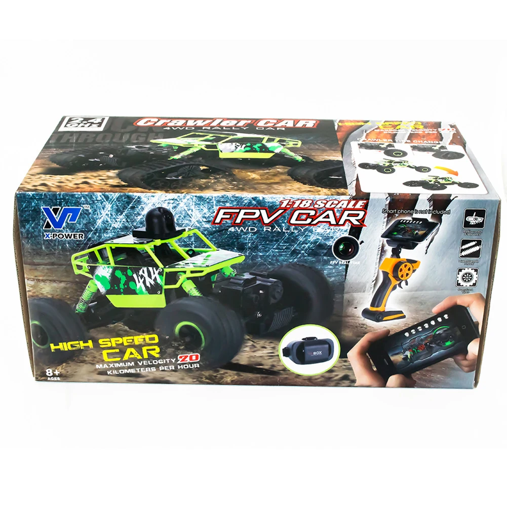 1/18 2WD высокая скорость RC внедорожный альпинистский гусеничный автомобиль Снежная дорожка Рок Гусеничный каток автомобиль Детский робот RC автомобиль игрушки для подарков
