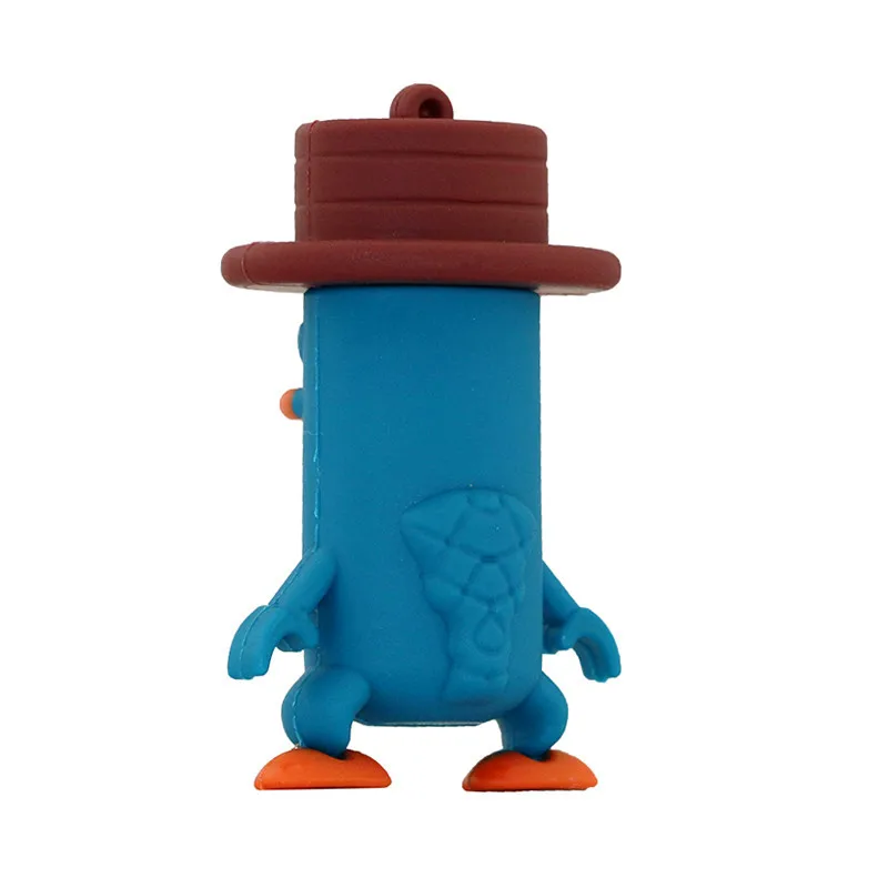 Usb Flash Drive Cartoon Animal Perry Platypus USB Memory Stick Duckbill Device Pen 64GB 32GB 16GB 8GB Pendrive | Компьютеры и офис