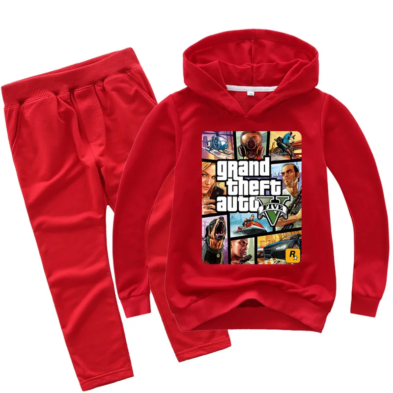 Розничная продажа Одежда с надписью комплекты Grand Theft Auto спортивные костюмы